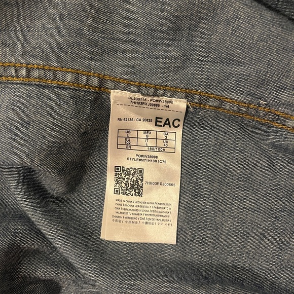 GUESS JEANS BUTTON DOWN SHIRT - Picture 5 of 8